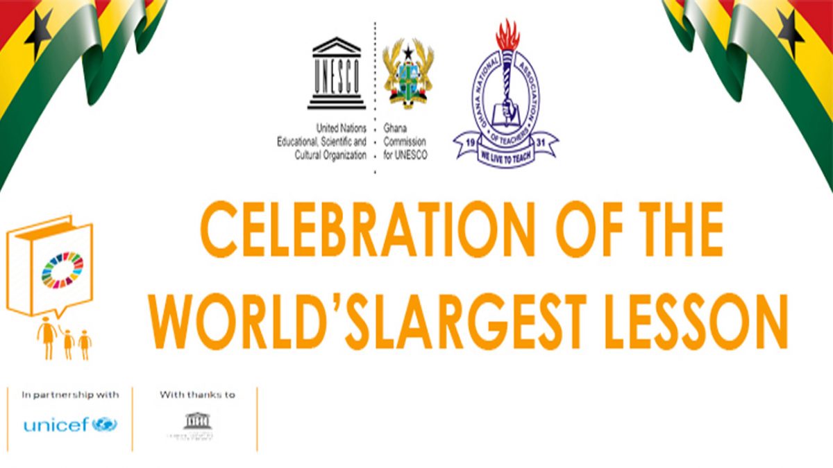 GNAT and Ghana National Commission for UNESCO marks World’s Largest Lesson 2020 edition